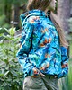 bluza z kapturem damska Bluza sterlicje na turkusie