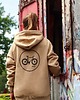 bluza z kapturem damska HOODIE Sand Odblaskowy Rower