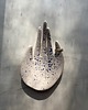 pojemniki na biżuterię Ceramiczna Łapka Handmade Talerzyk na Biżuterię Niebieskie Ciapki