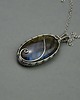 wisiory Wisiorek niebieski labradoryt wire wrapping
