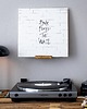 Ozdoby na ścianę Now playing uchwyt / wieszak ścienny / półka na płyty winylowe
