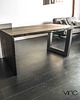 stoły Stół Dębowy lity industrial Loft  Nero