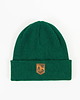 czapki damskie Czapka zimowa beanie SZWENDAM butelkowa zieleń