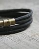 biżuteria męska Męska bransoletka : hello sailor : PURE BLACK S