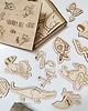 klocki i zabawki drewniane Puzzle + personalizowane drewniane pudełko