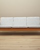 sofy i szezlongi Sofa dębowa, duński design, lata 60,  Hans J. Wegner,  Getama