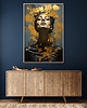 plakaty Złota muza - Plakat - Druk - Fotografia, Abstrakcja, Surrealizm, Loft #5