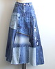 spódnice maxi Stylowa spódnica jeans r.44