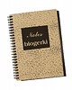 notatniki i albumy Notes blogerki, notatnik, papier z recyklingu