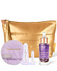 do twarzy - inne Miss CRYSTALLOVE Set Lilac - bańki do twarzy + serum z ametystem + wacik + ko