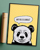 plakaty Plakat Panda- Why you so serious?