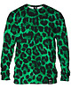 bluza bez kaptura damska Bluza Bez Kaptura Damska DR.CROW Green Panther