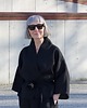 bluzki kimonowe damskie Lniane kimono nr 4 100% LEN