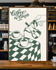 grafiki i ilustracje PLAKAT kawa, coffee time, prezent dla kawosza, do kuchni