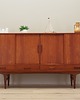 komody i szafki Highboard tekowy, duński design, lata 60, projektant: B