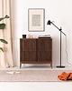 komody i szafki TONN 101 HIGH - szafka pod gramofon, lite drewno orzechowe