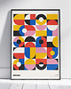 plakaty Plakat abstrakcyjny, abstrakcja, geometria - Mozaika