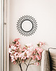 Ozdoby na ścianę Minimalistyczna dekoracja ścienna boho kwiat - słońce