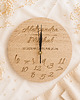zegary Drewniany personalizowany zegar Numbers eko
