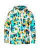 bluzy męskie Męska Bluza Expres Zamek DR.CROW Cyan Leaves