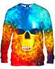 bluzy męskie Bluza Bez Kaptura Męska DR.CROW Vampire Skull
