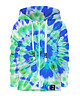 bluzy dla chłopców Bluza Zamek Chłopiec DR.CROW Tie Die Green
