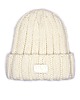 czapki damskie MERINO KISS Cream czapka z wełny merino