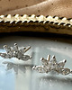 kolczyki srebrne SILVER FANS srebrne kolczyki z cyrkoniami, delikatne eleganckie sztyfty
