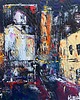 obrazy Obraz OFF by Magda Kubiak 50x60 cm abstrakcja miasto