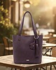 torby na ramię Burgundowa shopper bag skóra naturalna.  Shopperka bordo
