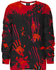 bluzy dla chłopców Bluza bez kaptura Chłopiec DR.CROW Zombie Black