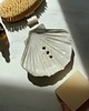 mydelniczki Ceramiczna Mydelniczka Handmade Muszelka Muszla Freckled White