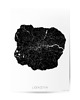 plakaty Mapa plakat - Londyn
