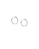 kolczyki srebrne Kolczyki srebrne WAVES Circle / silver earrings
