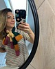 szale damskie Szalik robiony ręcznie na drutach Alpaka i jedwab Kolorowy