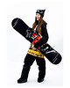 bluza z kapturem damska Damska Bluza Snowboard DR.CROW Komiks