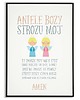 Chrzest - inne PLAKAT MODLITWA komunia /chrzest dla dziecka