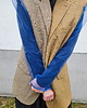 marynarki damskie Marynarka Double blue beige
