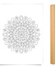 plakaty Plakat do Kolorowania Mandala Kwiat 50x70cm