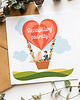 kartki okolicznościowe - wydruki Kartka na ślub"Szczęśliwej podróży!"