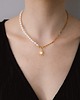 chokery Choker z pereł z zawieszką