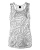 topy damskie DR.CROW Bokserka Damska White Paisley