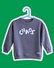 bluzy dla dziewczynki Bluza dziecięca CHAOS - szara