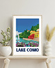 grafiki i ilustracje LAKE COMO - plakat  Włochy