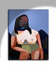 obrazy Obraz na płótnie surrealistyczny Girl #1 80 x 100 cm