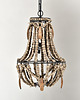 lampy wiszące Żyrandol, lampa wisząca Vintage, koraliki, 144cm