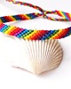 bransoletki - inne Tęcza LGBT  - pleciona bransoletka