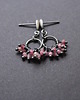 kolczyki z kamieniami Kolczyki Różowe turmalinki