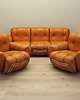 sofy i szezlongi Sofa pomarańczowa, Space Age design, lata 60, produkcja: Włochy