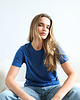t-shirt damskie T-shirt Close merino granatowy
